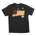 MAJESTIC Mens Black 2012 World Series Champions Graphic T-Shirt L Short Sleeve