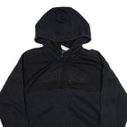ADIDAS Womens Black Hoodie Full Zip L