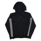 ADIDAS Womens Black Hoodie Full Zip L