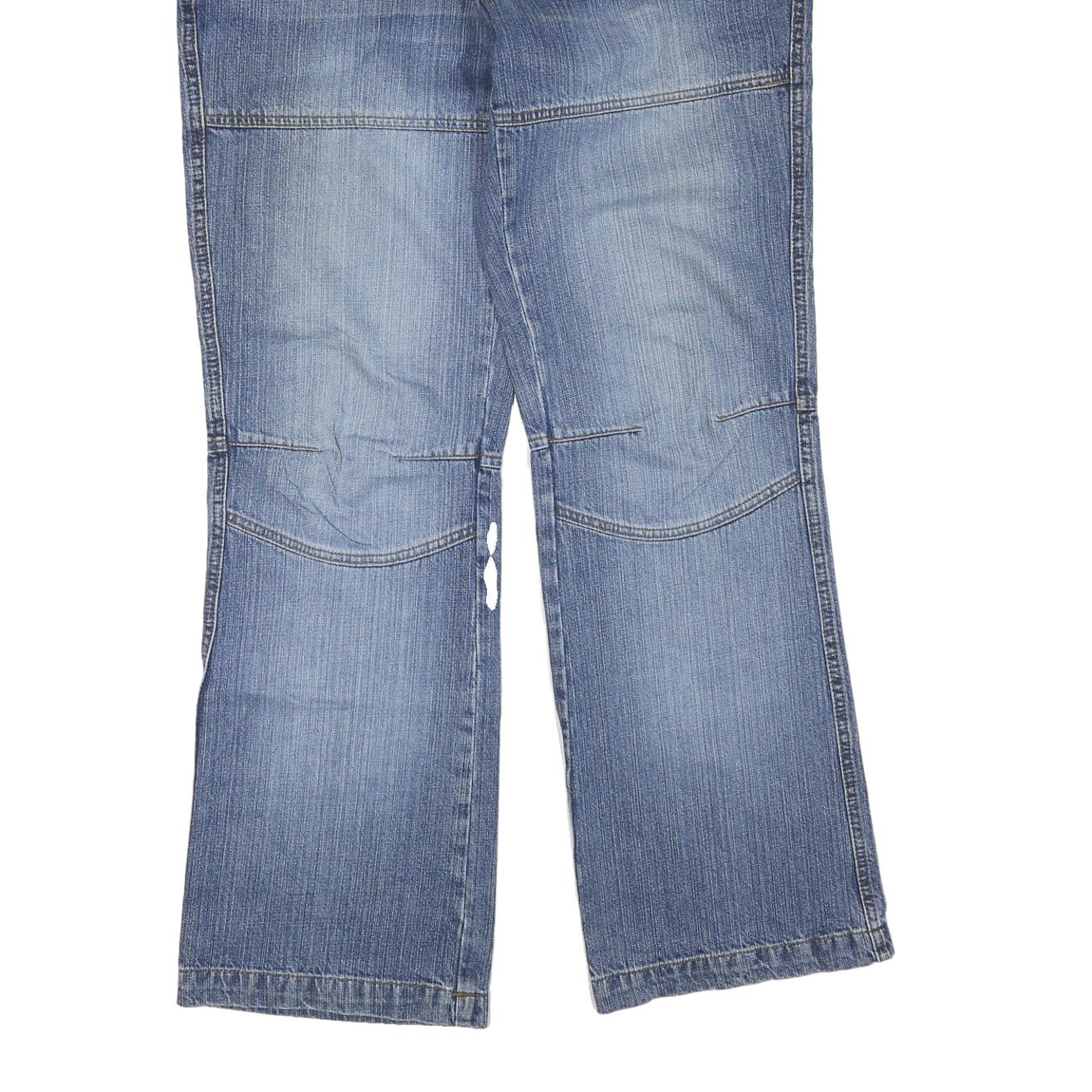 EXPLORER Womens Regular Blue Denim Light Wash Jeans W34 L32 Relaxed Fit Cotton