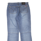 EXPLORER Womens Regular Blue Denim Light Wash Jeans W34 L32 Relaxed Fit Cotton