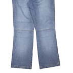 EXPLORER Womens Regular Blue Denim Light Wash Jeans W34 L32 Relaxed Fit Cotton