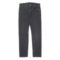 LEVI'S 502 Mens Jeans Black Slim Skinny Denim Medium W30 L32 Classic Style