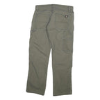 DICKIES Mens Jeans Green Regular Straight Denim W32 L28 Workwear Casual