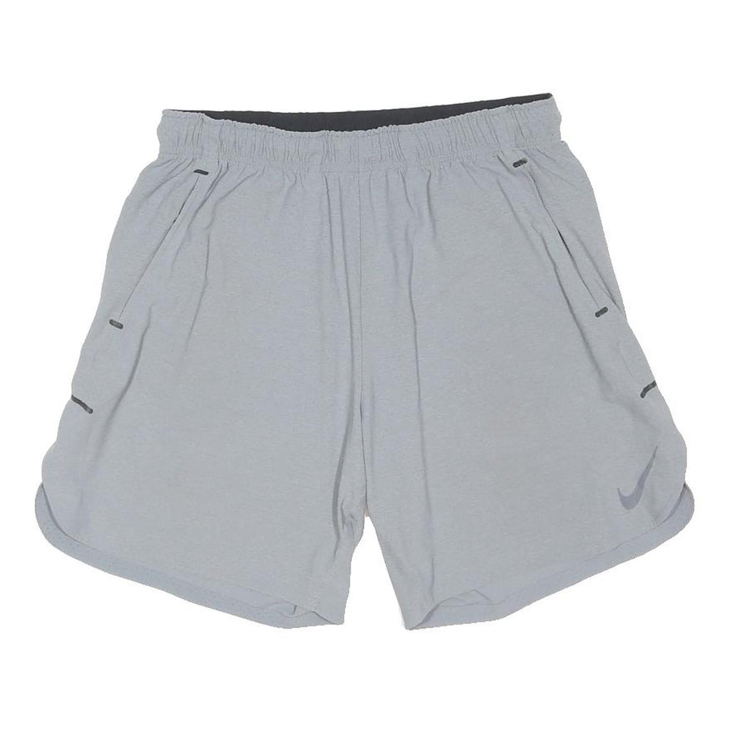 NIKE Mens Shorts Grey Sports Casual L W30 Lightweight Pocketed