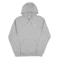 NIKE Mens Grey S Hoodie Cotton Blend Pullover Hooded Sweatshirt S