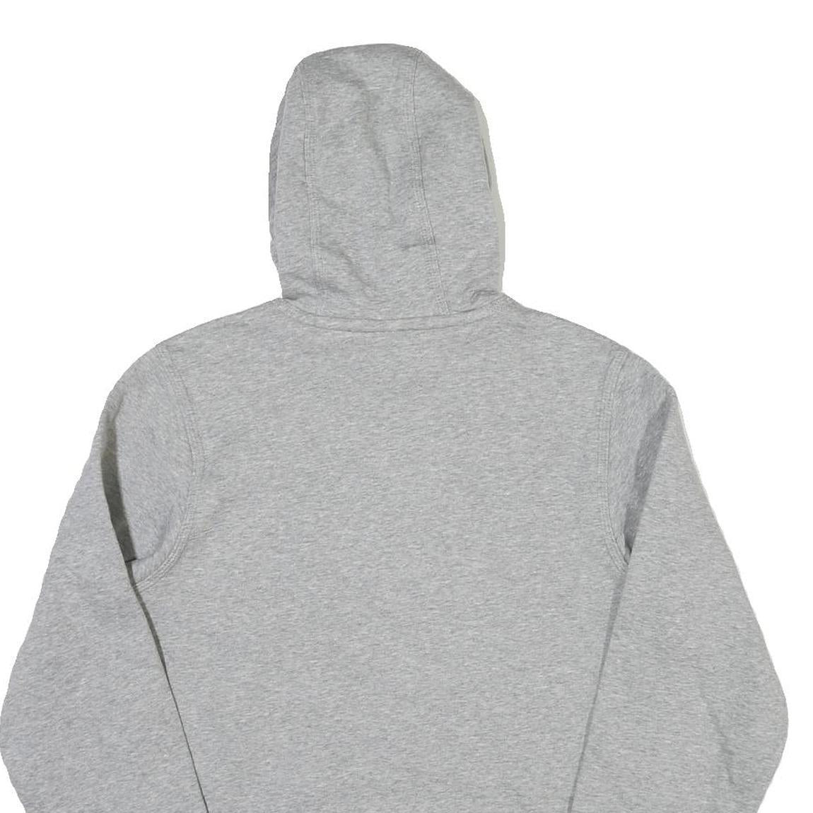 NIKE Mens Grey S Hoodie Cotton Blend Pullover Hooded Sweatshirt S