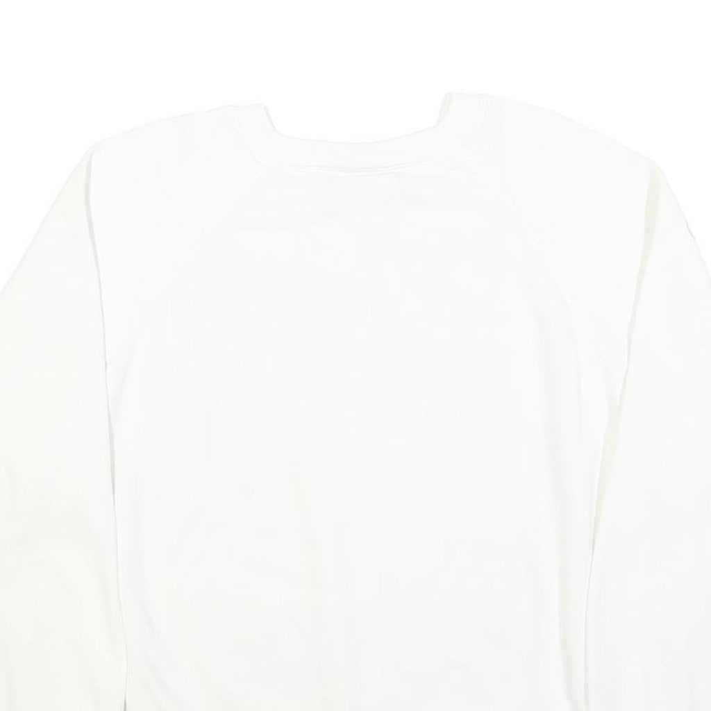 BASSETT WALKER Womens White Pullover Sweatshirt XL Abstract Hands Pattern