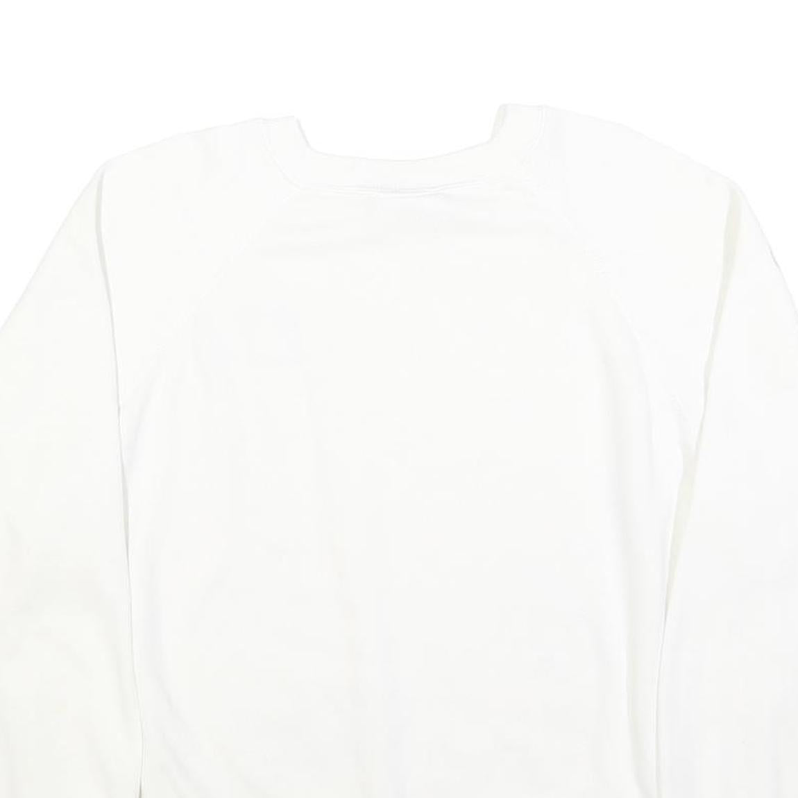 BASSETT WALKER Womens White Pullover Sweatshirt XL Abstract Hands Pattern