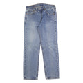 LEVI'S 505 Mens Jeans Blue Regular Straight Denim Medium W32 L30 Classic Fit