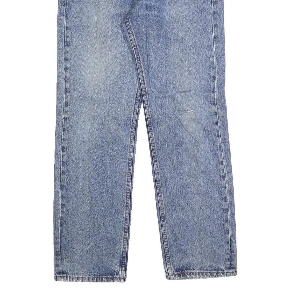 LEVI'S 505 Mens Jeans Blue Regular Straight Denim Medium W32 L30 Classic Fit