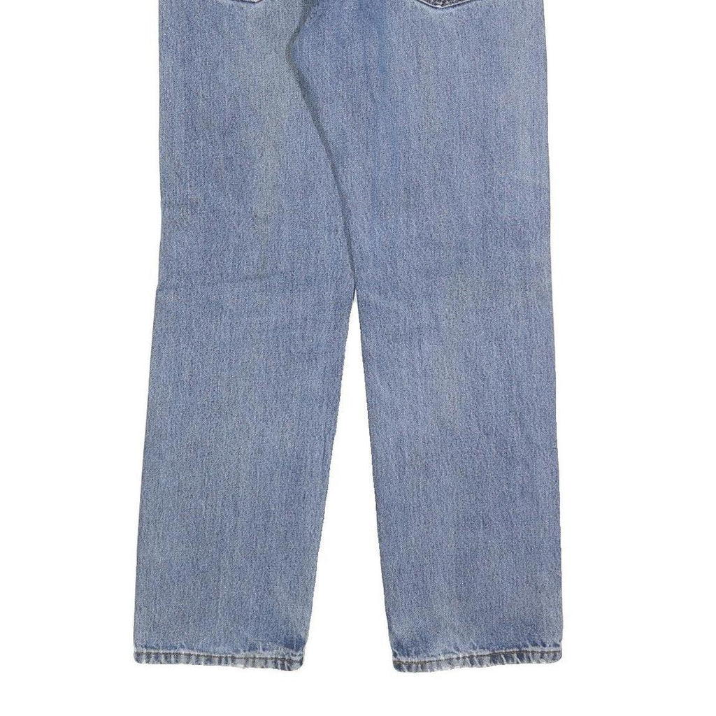 LEVI'S 505 Mens Jeans Blue Regular Straight Denim Medium W32 L30 Classic Fit