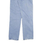 DICKIES Mens Regular Fit Denim Jeans Light Blue W34 L34 Cotton Blend Zip