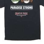 GILDAN Mens Black Paradise Baseball Giants Graphic T-Shirt S Crew Neck Short