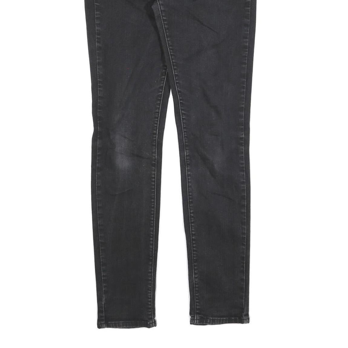 LEVI'S Womens Jeans Black Slim Skinny Denim Medium W28 L29 Stretch Cotton Blend