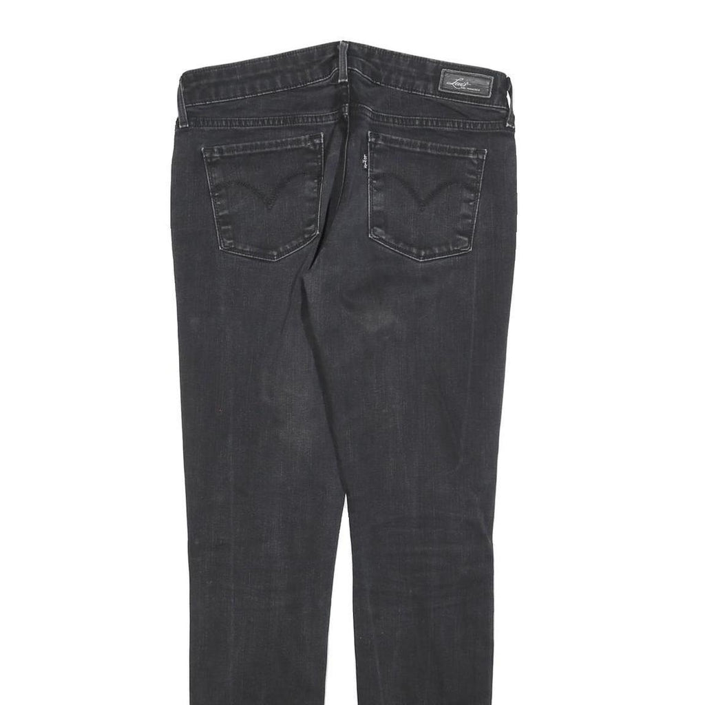 LEVI'S Womens Jeans Black Slim Skinny Denim Medium W28 L29 Stretch Cotton Blend