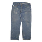 CARHARTT Mens Jeans Blue Relaxed Straight Denim Medium W40 L32 Workwear