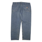 CARHARTT Mens Jeans Blue Relaxed Straight Denim Medium W40 L32 Workwear