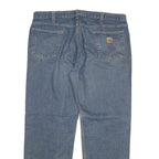 CARHARTT Mens Jeans Blue Relaxed Straight Denim Medium W40 L32 Workwear