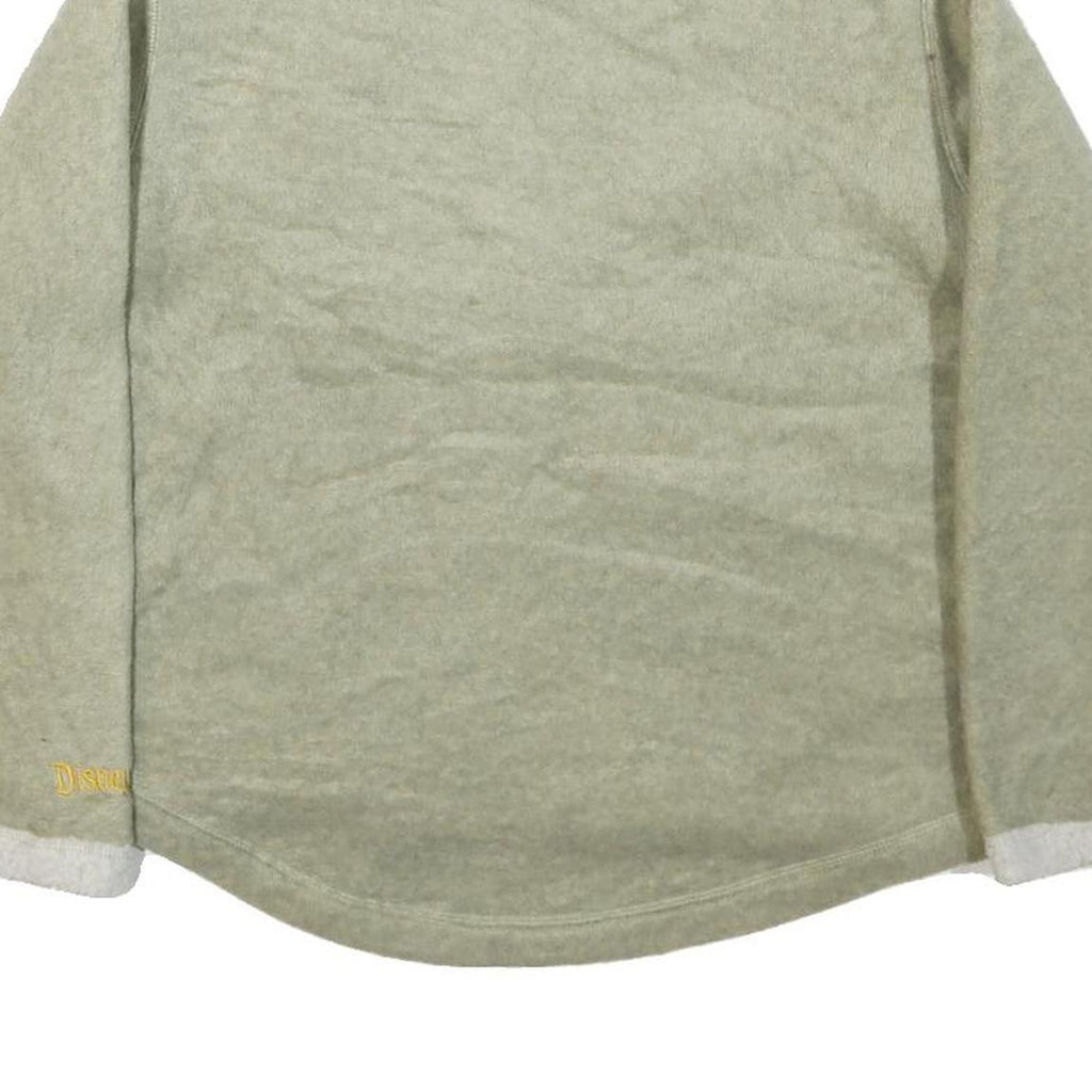 DISNEY Womens Beige Zip Jacket M Polyester Blend Bambi Cartoon Character Motif