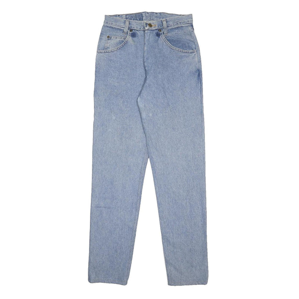 WRANGLER Womens Regular Fit Blue Denim Jeans W27 L32 Classic Cotton Zip