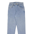 WRANGLER Womens Regular Fit Blue Denim Jeans W27 L32 Classic Cotton Zip