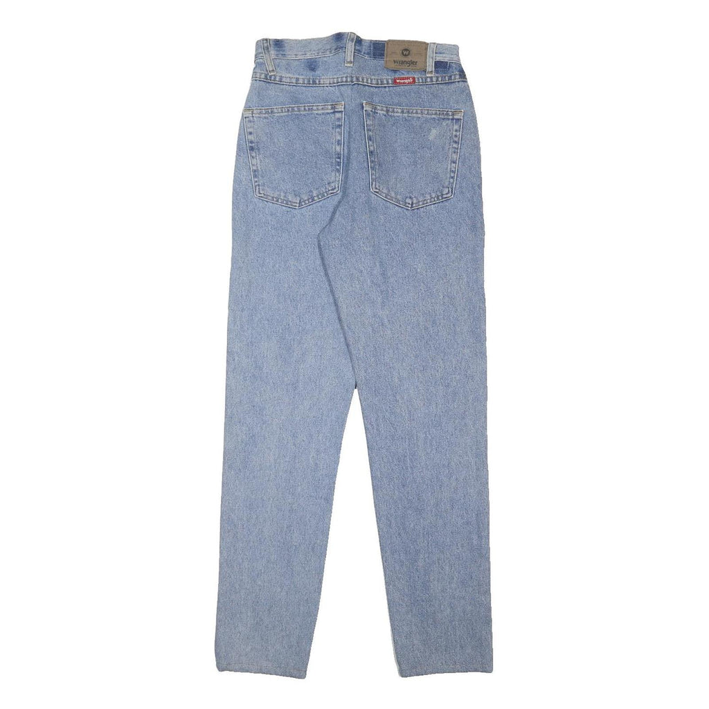 WRANGLER Womens Regular Fit Blue Denim Jeans W27 L32 Classic Cotton Zip