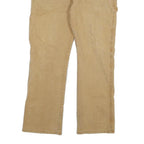 DICKIES Mens Regular Fit Beige Cotton Blend Workwear Trousers W32 L29