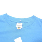 ADIDAS Mens Blue Long Sleeve Crew Neck Cotton Blend T-Shirt L Logo