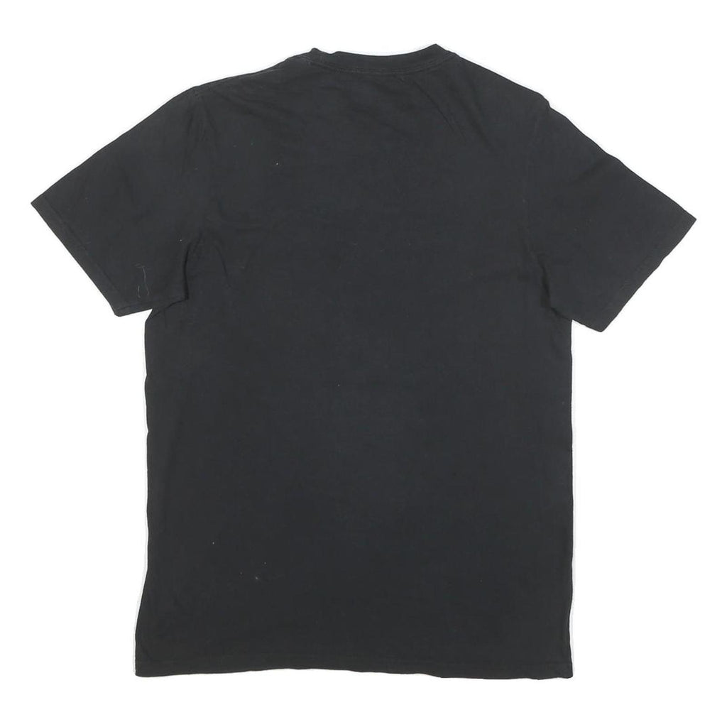 ADIDAS Mens Black The Academy Volleyball Club Graphic T-Shirt S Crew Neck Short