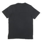 ADIDAS Mens Black The Academy Volleyball Club Graphic T-Shirt S Crew Neck Short