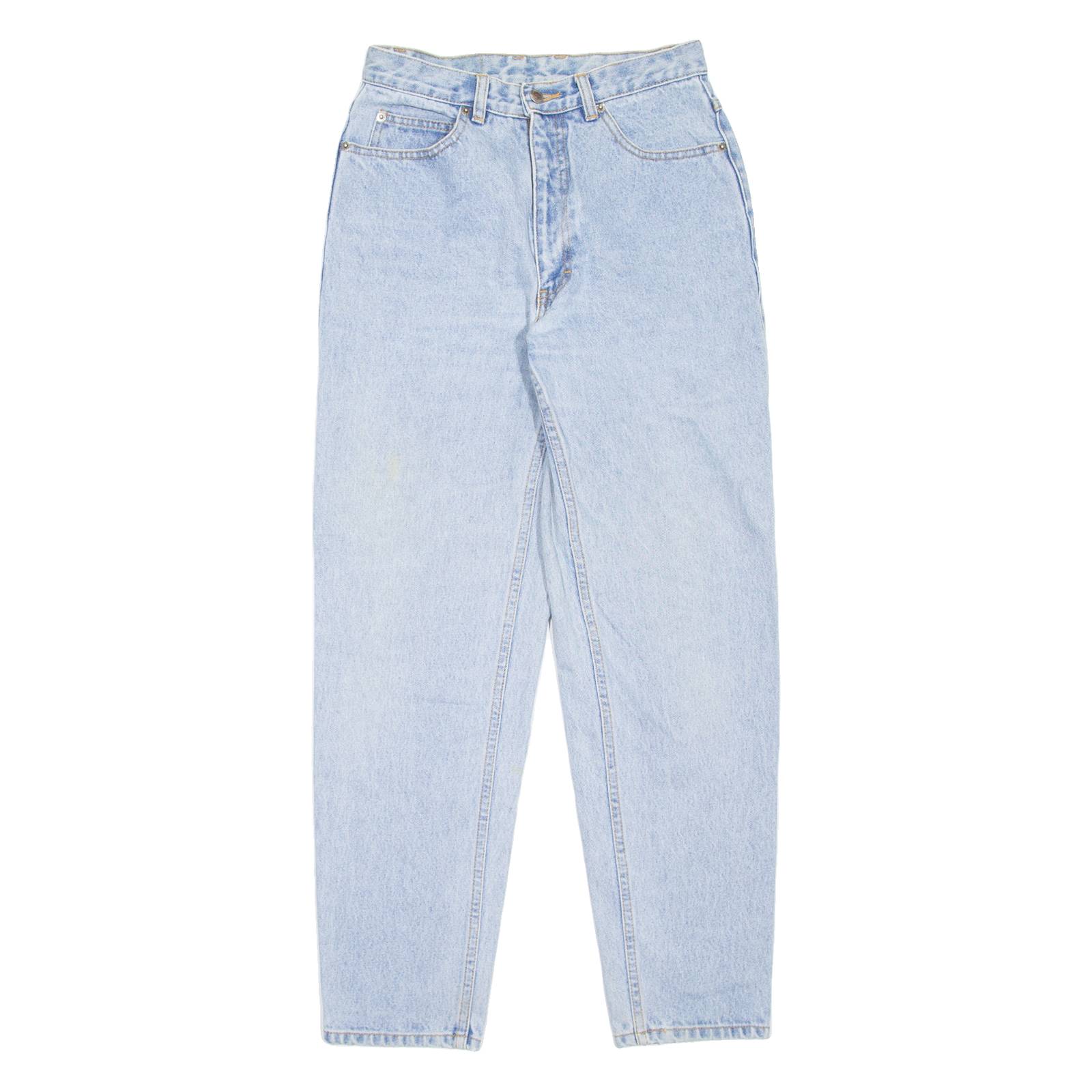 TEDDY'S Womens Jeans Blue Regular Mom W26 L29