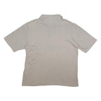UMBRO Mens Grey Cotton Polo Shirt XL Logo Print Short Sleeve Casual