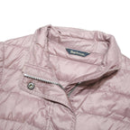 BARBOUR Womens Pink Lightweight Quilted Gilet UK 10 Polyester Blend Zip