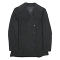 PAUL & SHARK Womens Black Classic Wool Blend Jacket M Button Double Breasted