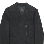 PAUL & SHARK Womens Black Classic Wool Blend Jacket M Button Double Breasted