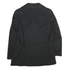 PAUL & SHARK Womens Black Classic Wool Blend Jacket M Button Double Breasted