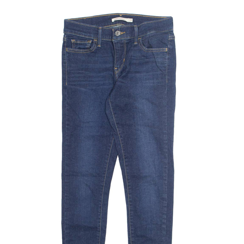 LEVI'S 710 Womens Jeans Blue Slim Skinny W26 L29