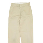 DICKIES Womens Trousers Beige Regular Straight W30 L28
