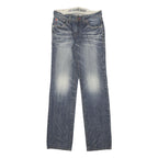 DICKIES Mens Jeans Blue Regular Straight Denim Medium W28 L32 Classic Zip