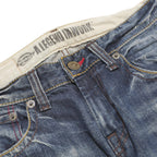 DICKIES Mens Jeans Blue Regular Straight Denim Medium W28 L32 Classic Zip