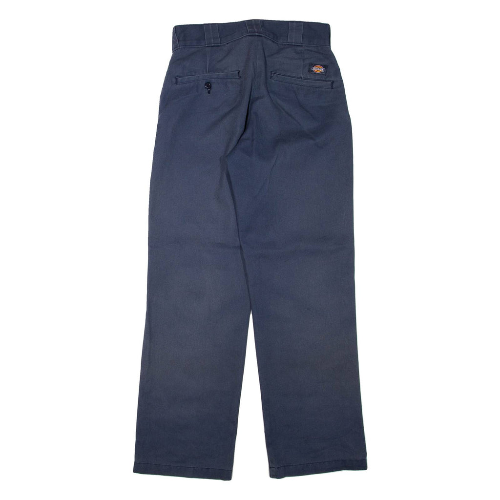 DICKIES Mens Trousers Blue Regular Straight W28 L30