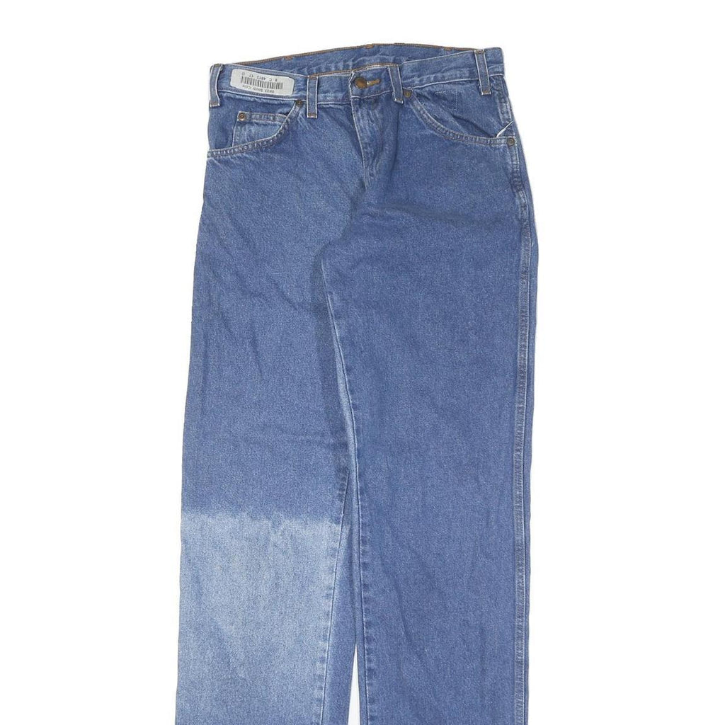 DICKIES Mens Jeans Blue Regular Straight Denim Medium W30 L35 Workwear Pants
