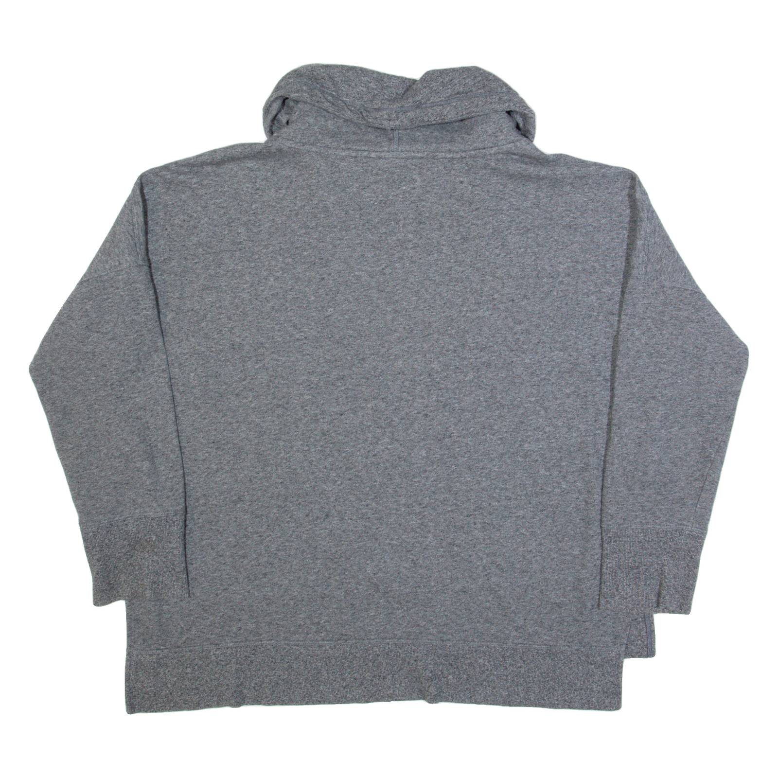 CALVIN KLEIN Womens Sweatshirt Grey Roll Neck XL