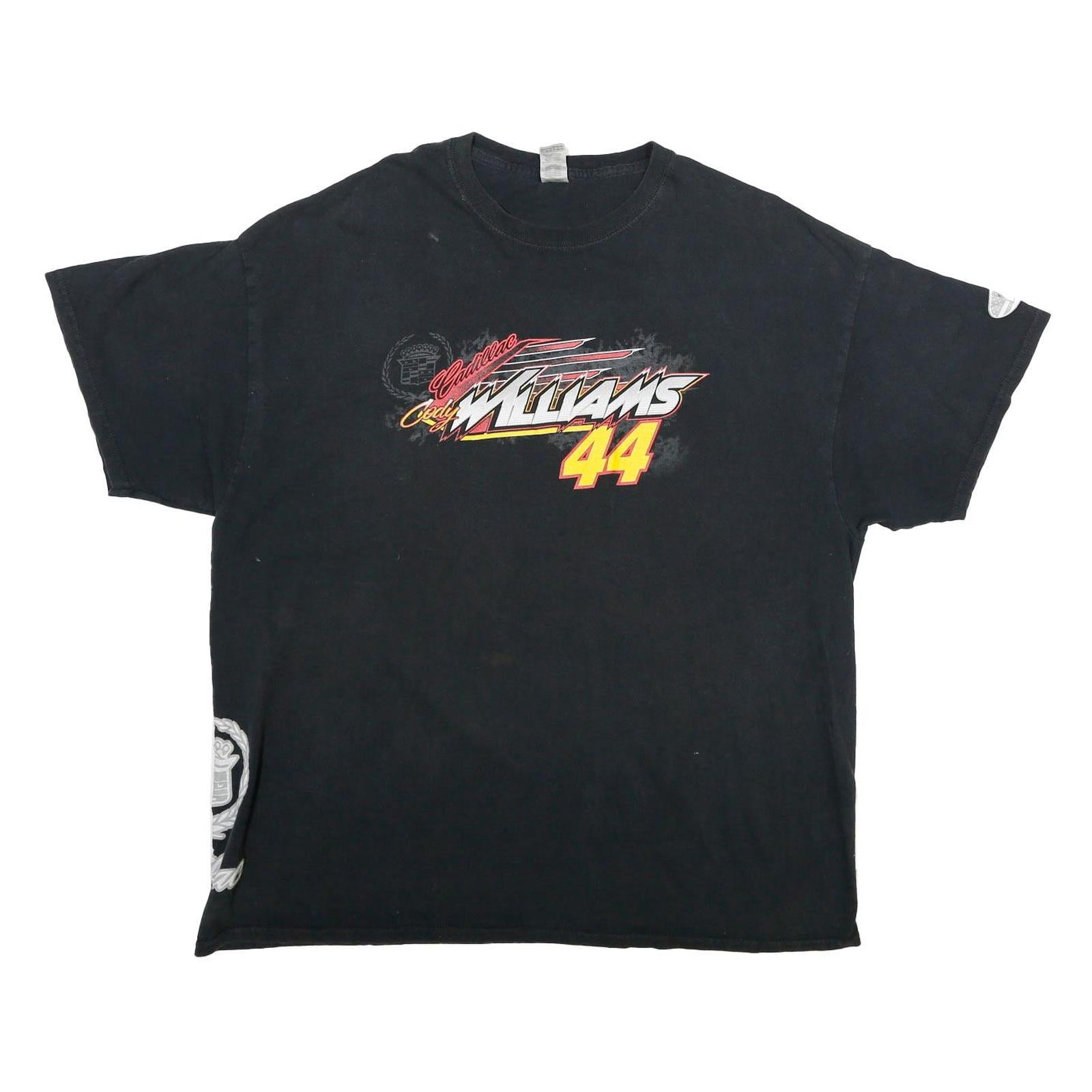 GILDAN Mens Black Cody Williams 44 Graphic T-Shirt 2XL Short Sleeve Crew Neck