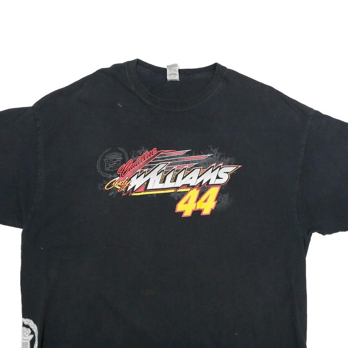 GILDAN Mens Black Cody Williams 44 Graphic T-Shirt 2XL Short Sleeve Crew Neck