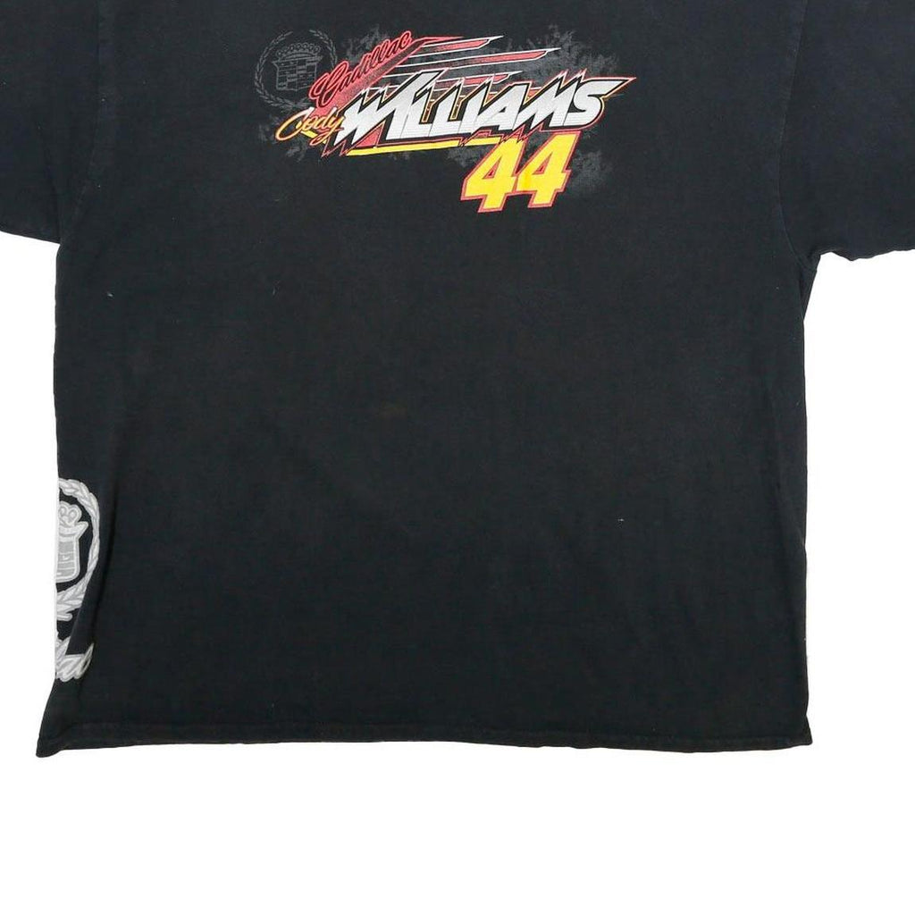 GILDAN Mens Black Cody Williams 44 Graphic T-Shirt 2XL Short Sleeve Crew Neck