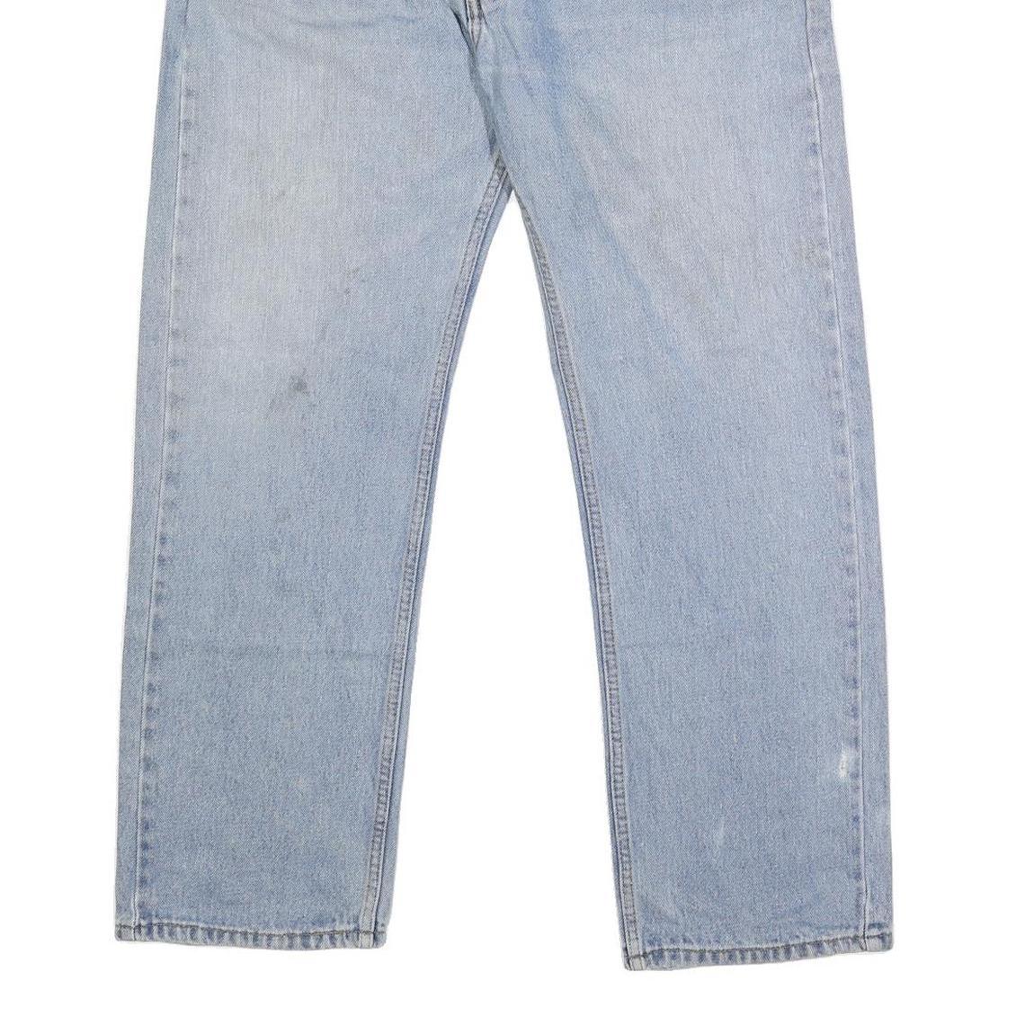 LEVI'S 505 Mens Light Blue Regular Straight Denim Medium Wash W38 L30 Classic