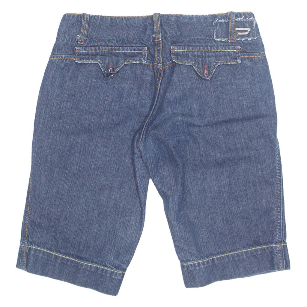 DIESEL Womens Denim Shorts Blue Relaxed S W28