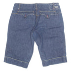 DIESEL Womens Denim Shorts Blue Relaxed S W28